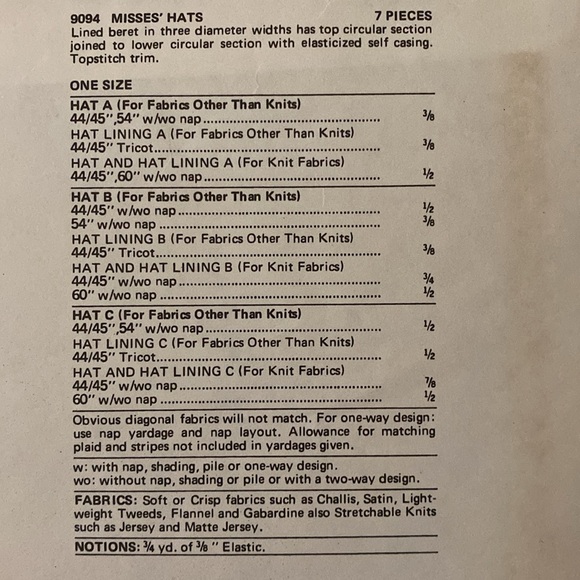 VTG Vogue Accessory Patterns UNCUT FF - Picture 10 of 12